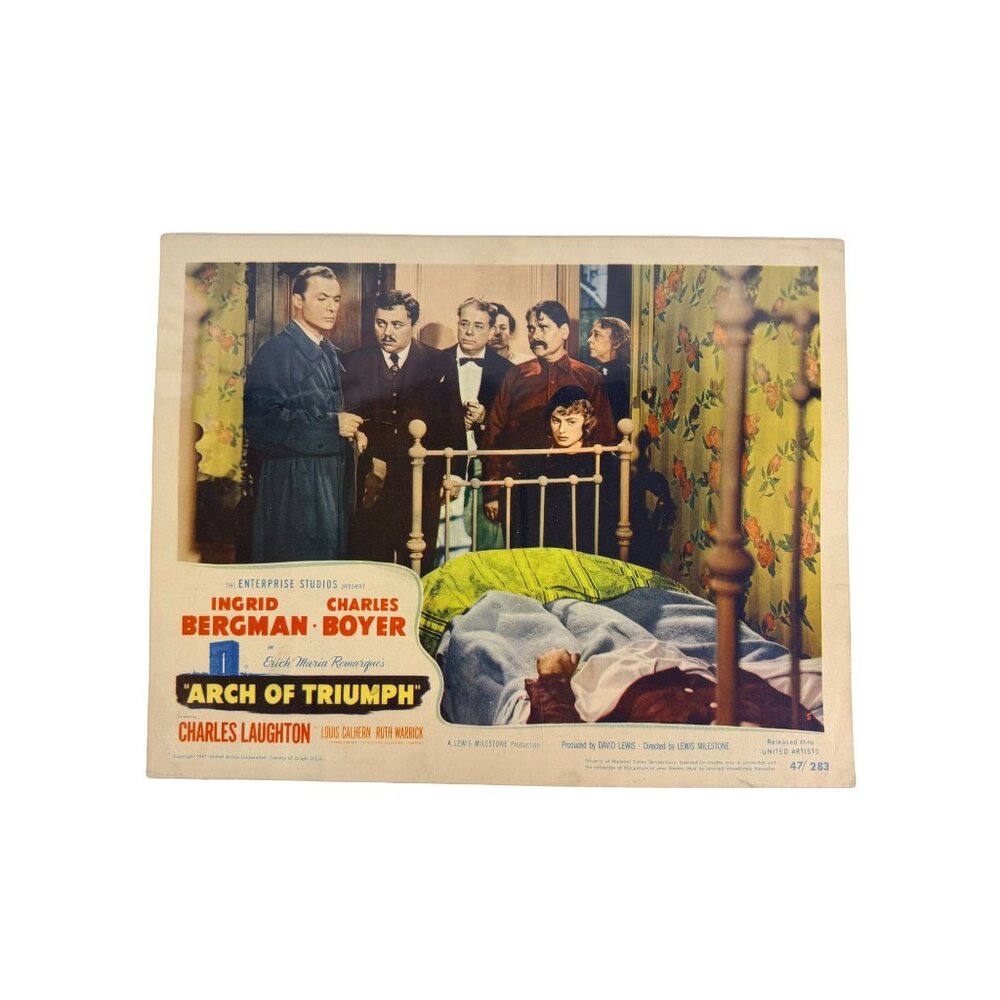 1940s Original Movie Lobby Cards Lot Classic Hollywood Ingrid Bergman Grable - Picture 2 of 12